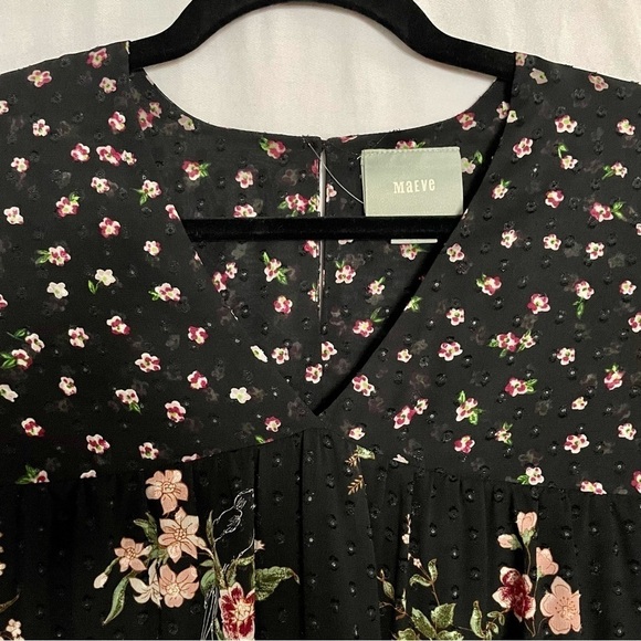 Anthropologie Maeve Steffy Boho Bell Sleeve Blouse Top - Picture 5 of 14